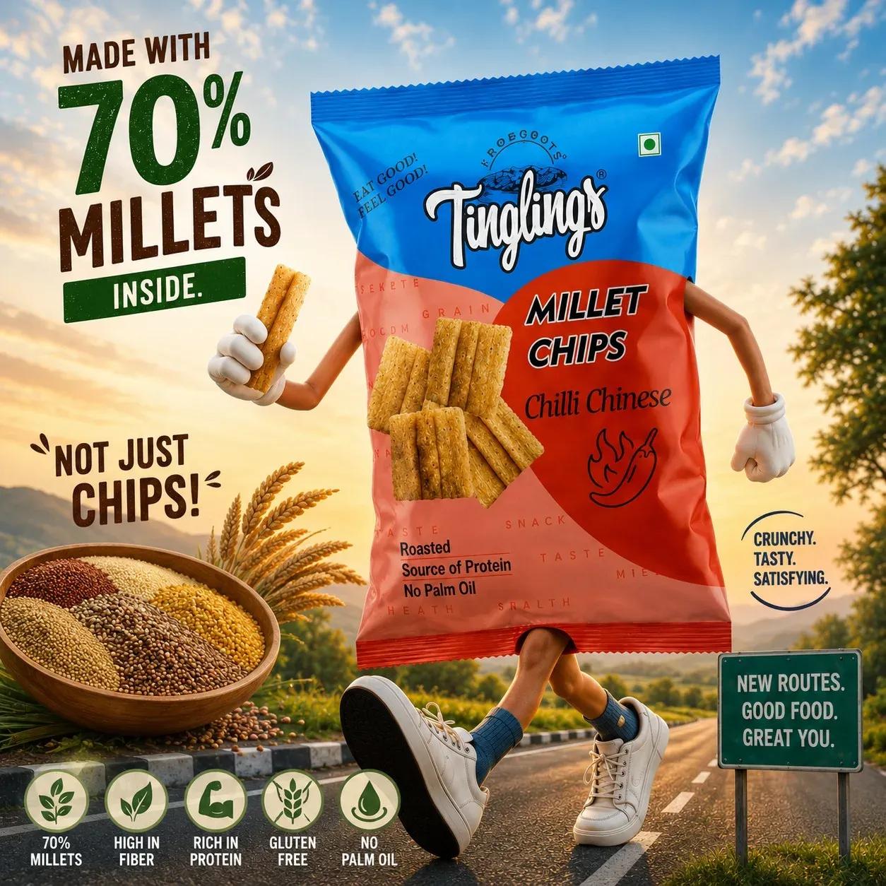 Millet Chips- Chilli Chinese